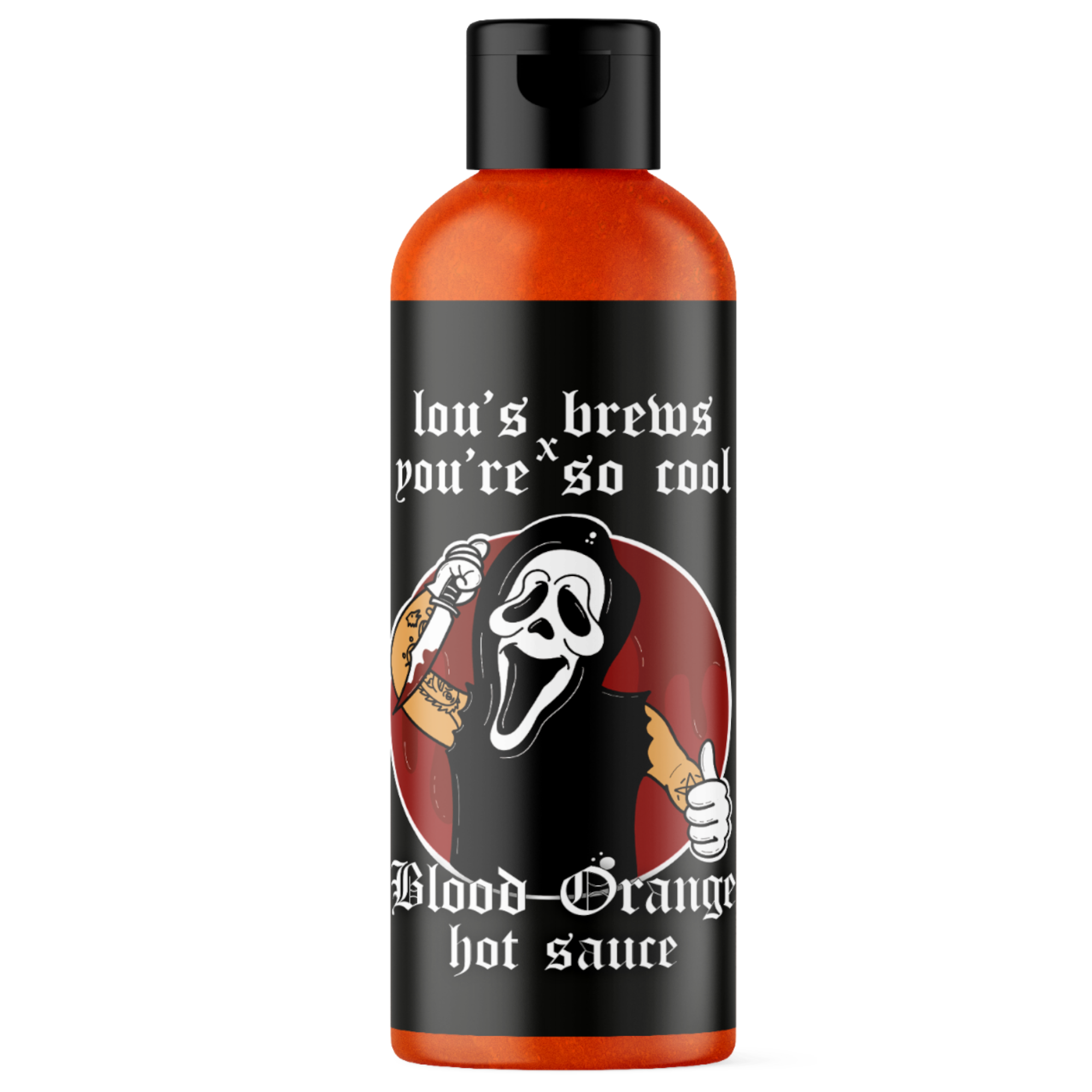 Lou's x You're So Cool Blood Orange Hot Sauce Lou's Brews Hot Sauces, Condiments, and