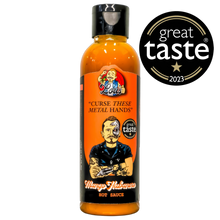 Load image into Gallery viewer, Curse These Metal Hands - Award Winning Mango Habanero Hot Sauce