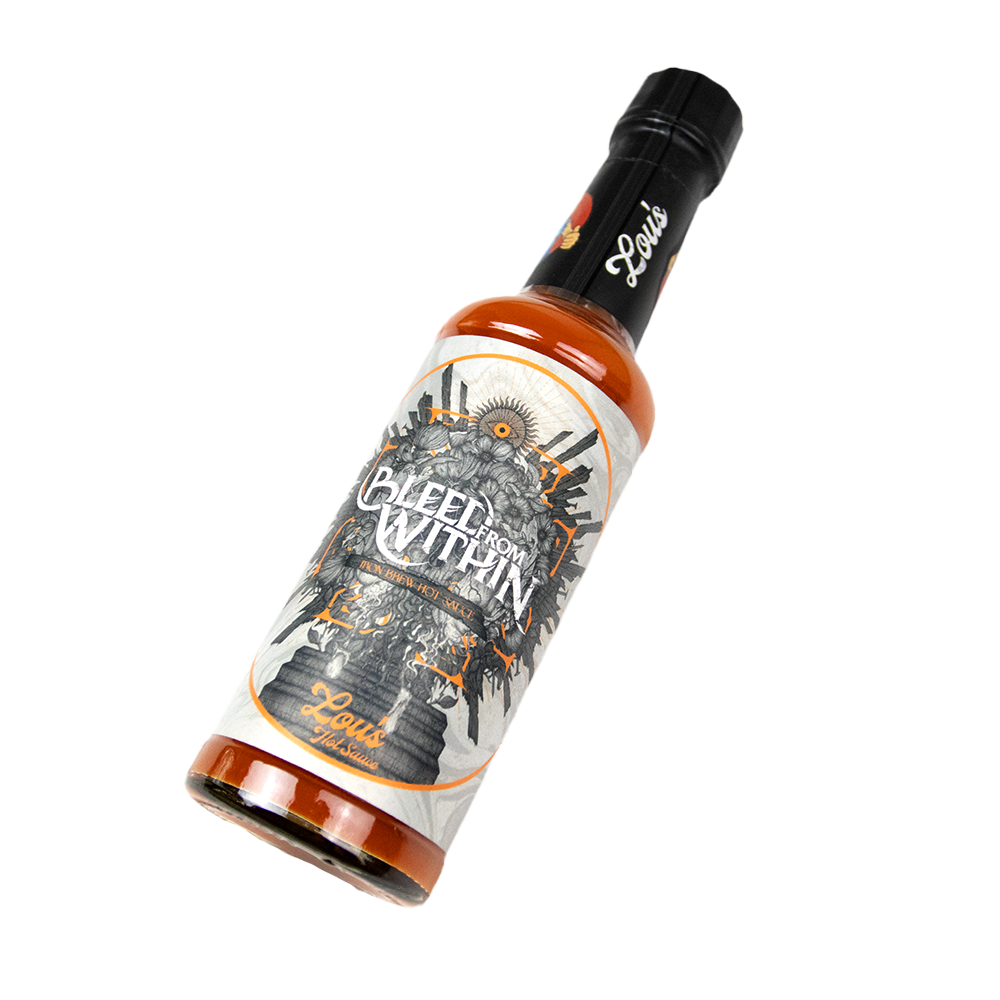 Lou's x Bleed From Within:Shrine Iron Bru Hotsauce