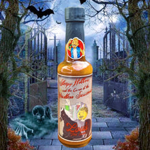 Load image into Gallery viewer, Sleepy Hollou &amp; The Curse of the Headless Sauceman - Pumpkin Spice Hotsauce
